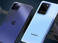 Габариты iPhone 12 Pro Max и Samsung Galaxy Note 20 Ultra сравнили на живом фото