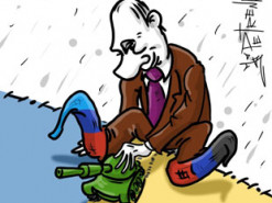 Путин потребовал отдать ему Украину: признание "ДНР" и "ЛНР" высмеяли меткой фотожабой