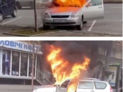 Главное не унывать: позитивный владелец сгоревшего авто в Харькове повеселил сеть