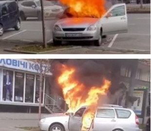 Главное не унывать: позитивный владелец сгоревшего авто в Харькове повеселил сеть