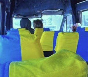 В окупованому Мелітополі їздить патріотична маршрутка (фото)