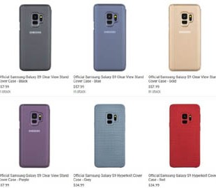 Продажи аксессуаров для Samsung Galaxy S9 начались до презентации смартфонов