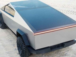 Tesla запатентовала крышку кузова для Cybertruck со встроенными солнечными панелями