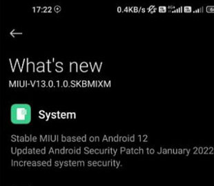 Xiaomi Mi 11 получил глобальную стабильную бета-версию MIUI 13 на базе Android 12