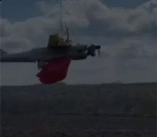 З’явилося відео «приземлення» збитого безпілотника «Орлан-10»