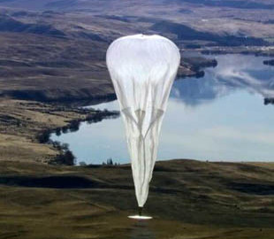 Аэростат для раздачи интернета Loon провел в воздухе рекордное время