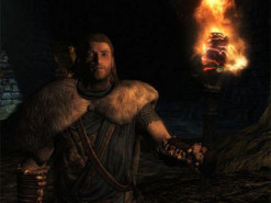 Игрок прошёл всю Skyrim, сражаясь с врагами только факелом