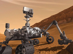 Марсоход Curiosity сфотографировал сияющие облака на Марсе