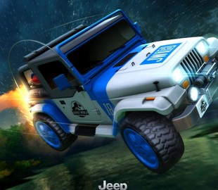 В Rocket League добавят джип из «Мира юрского периода»