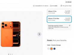 iPhone 17 Pro Max користується дуже високим попитом в рамках попереднього замовлення