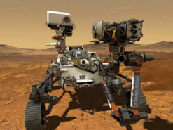 Марсоход Perseverance сделал снимок ночного неба на Марсе