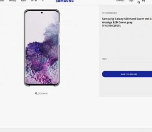 На сайте Samsung нашли фотографии нового флагмана Galaxy S20
