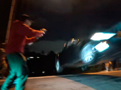 Полет Tesla Model S показали на видео