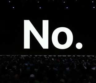 Слайд с конференции Apple стал мемом