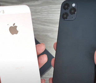 iPhone 12 сравнили с iPhone SE 2016 и 2020