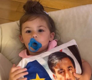 Саакашвілі показав фото своєї маленької доньки