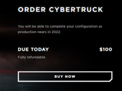 Tesla перенесла выпуск Cybertruck на 2023 год и убрала упоминания пикапа со своего сайта