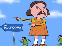 Лукашенко попал на меткую карикатуру с "Игрой в кальмара" из-за мигрантов