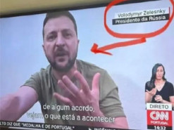 Щоб Путін поперхнувся: португальське телебачення дотепно змінило посаду Зеленського