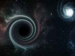 Астрономы NASA показали, как выглядит двойная система черных дыр