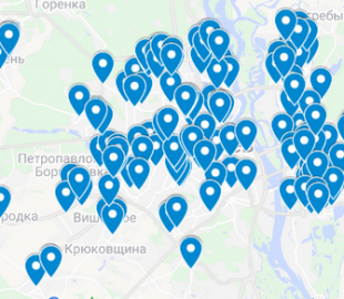 Поновлена актуальна мапа працюючих аптек по всій Україні