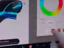 Тесла меняет цвет кузова по нажатию на кнопку