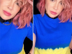 Алисса Милано надела сине-желтую футболку в поддержку Украины: актрису атаковали боты