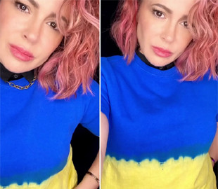 Алисса Милано надела сине-желтую футболку в поддержку Украины: актрису атаковали боты