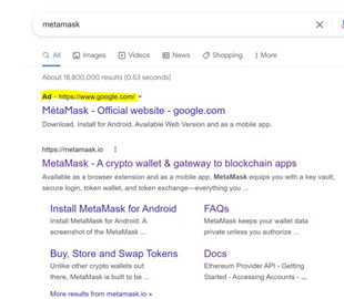 Новая афера с рекламой в Google: у инвесторов в криптовалюту украли $500 тысяч