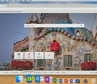 Microsoft показала браузер Edge для компьютеров Apple