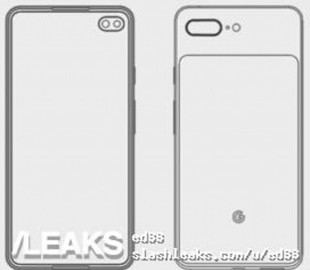 Безрамочный Google Pixel 4 показали на реалистичных рендерах