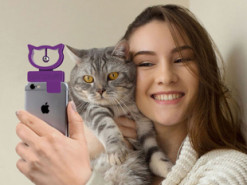 В Британии выпустили аксессуар для селфи с котами