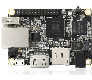 Одноплатный компьютер Orange Pi One Plus оснащён чипом Allwinner H6