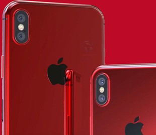 Представлен концепт смартфона iPhone X в красном цвете 