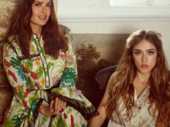 Сальма Хайек показала миру свою единственную дочь на страницах Vogue