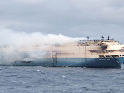 Пожар на корабле Felicity Ace может вызвать подорожание электрокаров