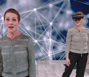 Microsoft показала технологию голотелепортации