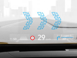 Проекционные дисплеи Volkswagen покажут опасности на дороге