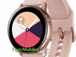 Умные часы Samsung Galaxy Sport без вращающегося безеля показаны в трёх цветах