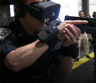 Американские полицейские показали учения в виртуальной реальности
