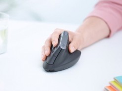Logitech представила свою первую вертикальную мышь