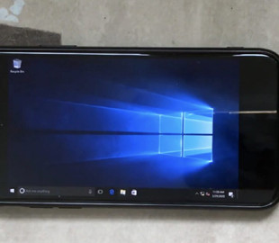 На iPhone X установили Windows 10