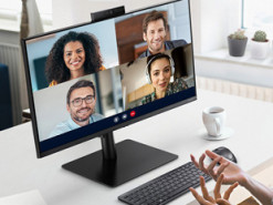 Samsung представила монитор с выдвижной веб-камерой