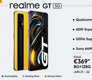 Realme GT представлен в Европе
