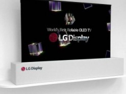 LG представила первый в мире скручиваемый телевизор