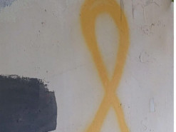 У Херсоні не раді окупантам: партизани залишили патріотичні послання у місті. Фото