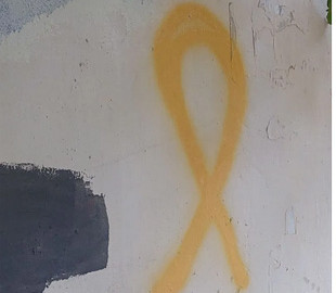 У Херсоні не раді окупантам: партизани залишили патріотичні послання у місті. Фото