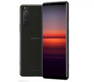 Смартфон Sony Xperia 5 II на официальном рендере