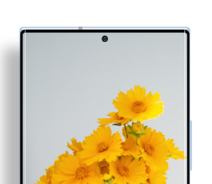 Показан смартфон с соотношением сторон экрана 23:9