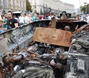 На Банковій з іронією відреагували на виставку знищеної техніки РФ в Києві